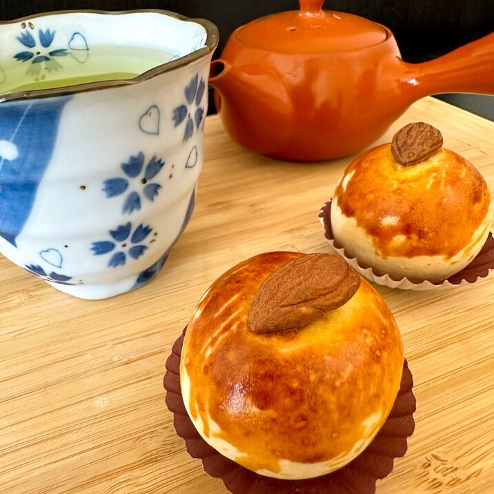 マルチパンではんなりアーモンドまんじゅう